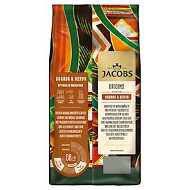 Kaffee Jacobs Krönung Origins Uganda & Kenia, Bohnenkaffee, Intensität 8/10, gemahlen, 1 kg