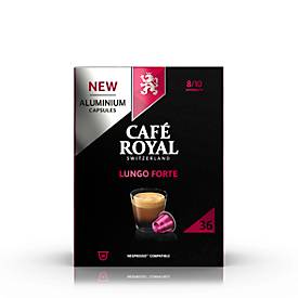 Kaffeekapseln Café Royal Lungo Forte, kompatibel zum Nespresso®-System, 100 % Arabica Röstkaffee, Intensität 8/10, UTZ-z