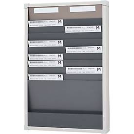 Karten-Sortiertafeln Eichner 9219 Serie, ideal für DIN A4, 2-spaltig, H 750 x B 490 mm