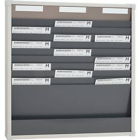 Karten-Sortiertafeln Eichner 9219 Serie, ideal für DIN A4, 3-spaltig, H 750 x B 720 mm