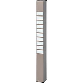 Karten-Sortiertafeln Eichner 9219 Serie, ideal für DIN A4, Index, H 750 x B 80 mm