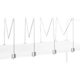 Kartonhalter Serie TPB, f. Stahlablage Serie TPB (Montage unten), 4 Stück