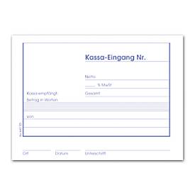 Kassa Ein A6 quer 3x40 Blatt
