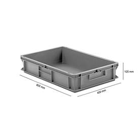 Kasten im EURO-Maß EF 6120, 23,3 l, grau