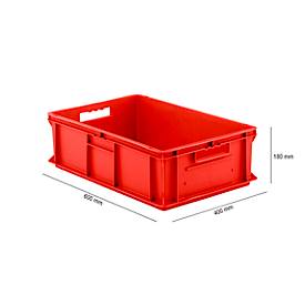 Kasten im EURO-Maß EF 6180, 35,4 l, rot