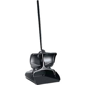 Kehrschaufel Rubbermaid Lobby Pro® Executive-Serie™, mit Stiel & Deckel, Kunststoff, schwarz