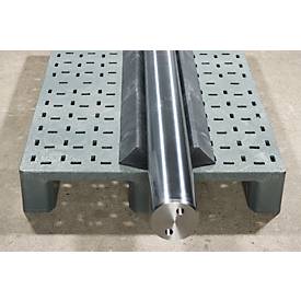 Keilpalette, mit 3 Kufen, 2 Stück