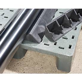 Keilpalette, mit 3 Kufen, 2 Stück