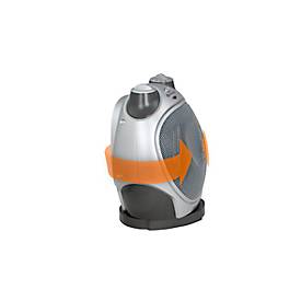 Keramik Heizlüfter CERAMICO LYON, 1100/1800 W, 2 Heizstufen & 1 Ventilationsstufe, oszillierend, B 190 x T 120 x H 260 mm, silber-grau