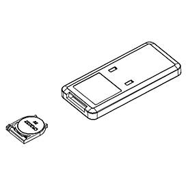 Keramik Heizlüfter MERSIN, 2000 W, 3 Heizstufen, horizontale Oszillation, LCD Touch-Funktion, 12-h-Timer, Fernbedienung, schwarz-weiß