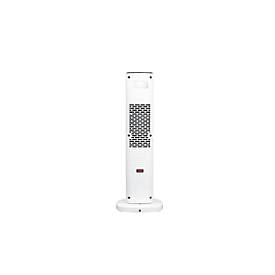 Keramik Heizlüfter NIVEN, 2000 W, 2 Heizstufen, horizontale Oszillation, LCD Touch-Funktion, Fernbedienung, schwarz-weiss