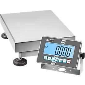 KERN SXC 6K-3M – Edelstahl-Plattformwaage, 3/6 kg, 0,001/0,002 kg Ablesbarkeit, Industrie 4.0, IP68, WLAN/Bluetooth