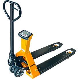 KERN VHB 2T1 Wiegehubwagen, Wägebereich 2000 kg, Ablesbarkeit 1 kg