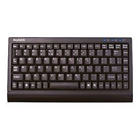 KeySonic ACK-595 C+ - Tastatur - PS/2, USB - Schwarz - retail