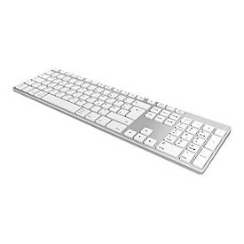 Keysonic KSK-8022BT - Tastatur - QWERTZ - Deutsch - Silber