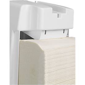 Kimberly-Clark® Aquarius Handtuchspender 6945, Sichtfenster, Einzelblattentnahme, B 265 x T 136 x H 399 mm, weiß