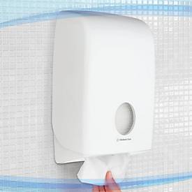 Kimberly-Clark® Aquarius Papierhandtuchspender 6945, L 150 x B 100 x H 132 mm, Kunststoff, weiß