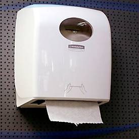 Kimberly-Clark® Aquarius Rollenhandtuchspender 6959, L 428 x B 338 x H 241 mm, Kunststoff, weiß