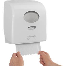 Kimberly-Clark® Aquarius Rollenhandtuchspender Slimroll 7955, für stark frequentierte Bereiche, weiß