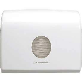 Kimberly-Clark® Handtuchspender Aquarius 6956, kleine Ausführung, Einzelblattentnahme, B 287 x T 142 x H 159 mm, weiß