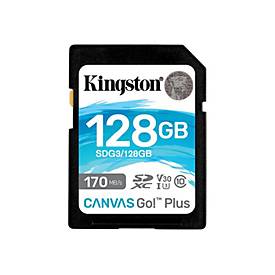 Kingston Canvas Go! Plus - Flash-Speicherkarte - 128 GB - SDXC UHS-I