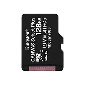 Kingston Canvas Select Plus - Flash-Speicherkarte - 128 GB - microSDXC UHS-I