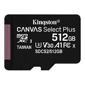 Kingston Canvas Select Plus - Flash-Speicherkarte - 512 GB - SDXC UHS-I