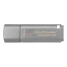 Image of Kingston DataTraveler Locker+ G3 - USB-Flash-Laufwerk - verschlüsselt - 16 GB - USB 3.0