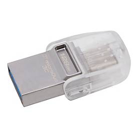 Image of Kingston DataTraveler microDuo 3C - USB-Flash-Laufwerk - 128 GB