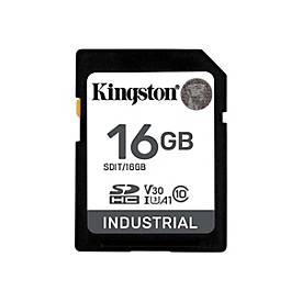 Kingston Industrial - Flash-Speicherkarte - 16 GB - A1 / Video Class V30 / UHS-I U3 / Class10 - microSDHC UHS-I