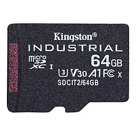 Kingston Industrial - Flash-Speicherkarte - 64 GB - A1 / Video Class V30 / UHS-I U3 / Class10 - microSDXC UHS-I