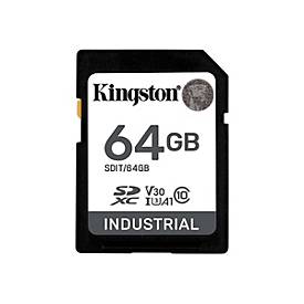 Kingston Industrial - Flash-Speicherkarte - 64 GB - A1 / Video Class V30 / UHS-I U3 / Class10 - microSDXC UHS-I