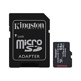 Image of Kingston Industrial - Flash-Speicherkarte - 64 GB - microSDXC UHS-I