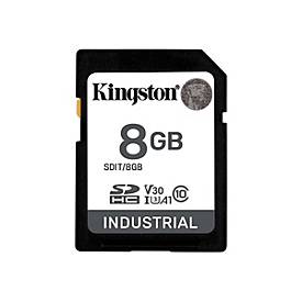 Kingston Industrial - Flash-Speicherkarte - 8 GB - A1 / Video Class V30 / UHS-I U3 / Class10 - microSDHC UHS-I