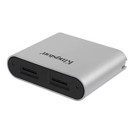 Kingston Workflow - Kartenleser (microSDHC UHS-I, microSDHC UHS-II, microSDXC UHS-I, microSDXC UHS-II) - USB-C 3.2 Gen 1