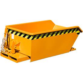 Kippbehälter Bauer Mini Typ MGU 230, 350 mm Schüttkantenhöhe, orange