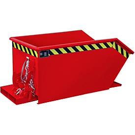 Kippbehälter Typ GU, 300 Liter, rot