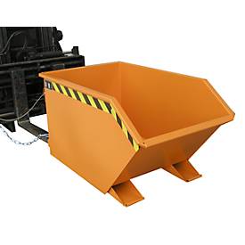 Kippbehälter Typ GU, 500 Liter, orange