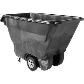Kippmulde Rubbermaid Tilt Trucks, leichtere Lasten, B 1797 x T 850 x H 1073 mm, Strukturschaum, schwarz