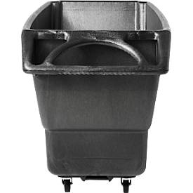 Kippmulde Rubbermaid Tilt Trucks, schwere Lasten, B 1638 x T 768 x H 965 mm, Strukturschaum, schwarz