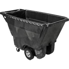 Kippmulde Rubbermaid Tilt Trucks, schwerere Lasten, B 1457 x T 682 x H 860 mm, Strukturschaum, schwarz