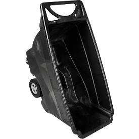 Kippmulde Rubbermaid Tilt Trucks, schwerere Lasten, B 1457 x T 682 x H 860 mm, Strukturschaum, schwarz