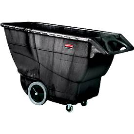 Kippmulde Rubbermaid Tilt Trucks, schwerere Lasten, B 1797 x T 850 x H 1073 mm, Strukturschaum, schwarz