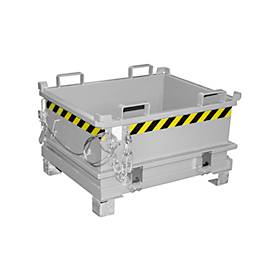 Klappbodenbehälter MSB 250, lackiert, RAL 7005 Mausgrau