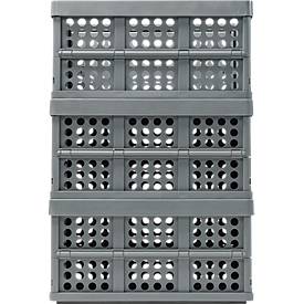 Klappbox für Klappmobil CLAX, 46 l, grau/schwarz