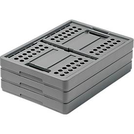 Klappbox für Klappmobil CLAX, 46 l, grau/schwarz