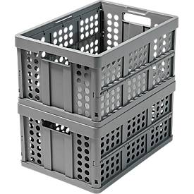 Klappbox für Klappmobil CLAX, 46 l, grau/schwarz