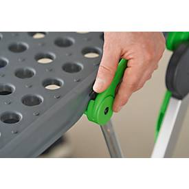 Klappmobil CLAX® inkl. Klappbox, 46 l, grau/grün