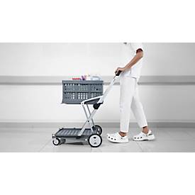 Klappmobil CLAX® inkl. Klappbox, 46 l, grau