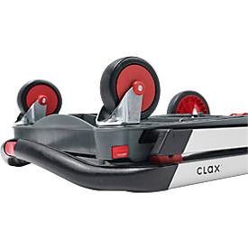 Klappmobil CLAX® inkl. Klappbox, 46 l, grau/rot
